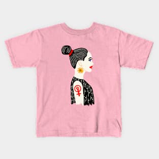 Feminist Woman Kids T-Shirt